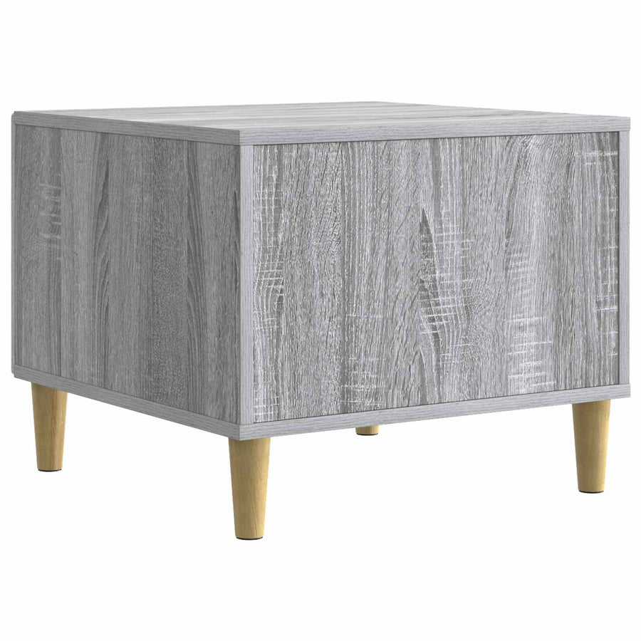 Salontafel Grijs Sonoma 50 x 49 x 40 cm Bewerkt hout