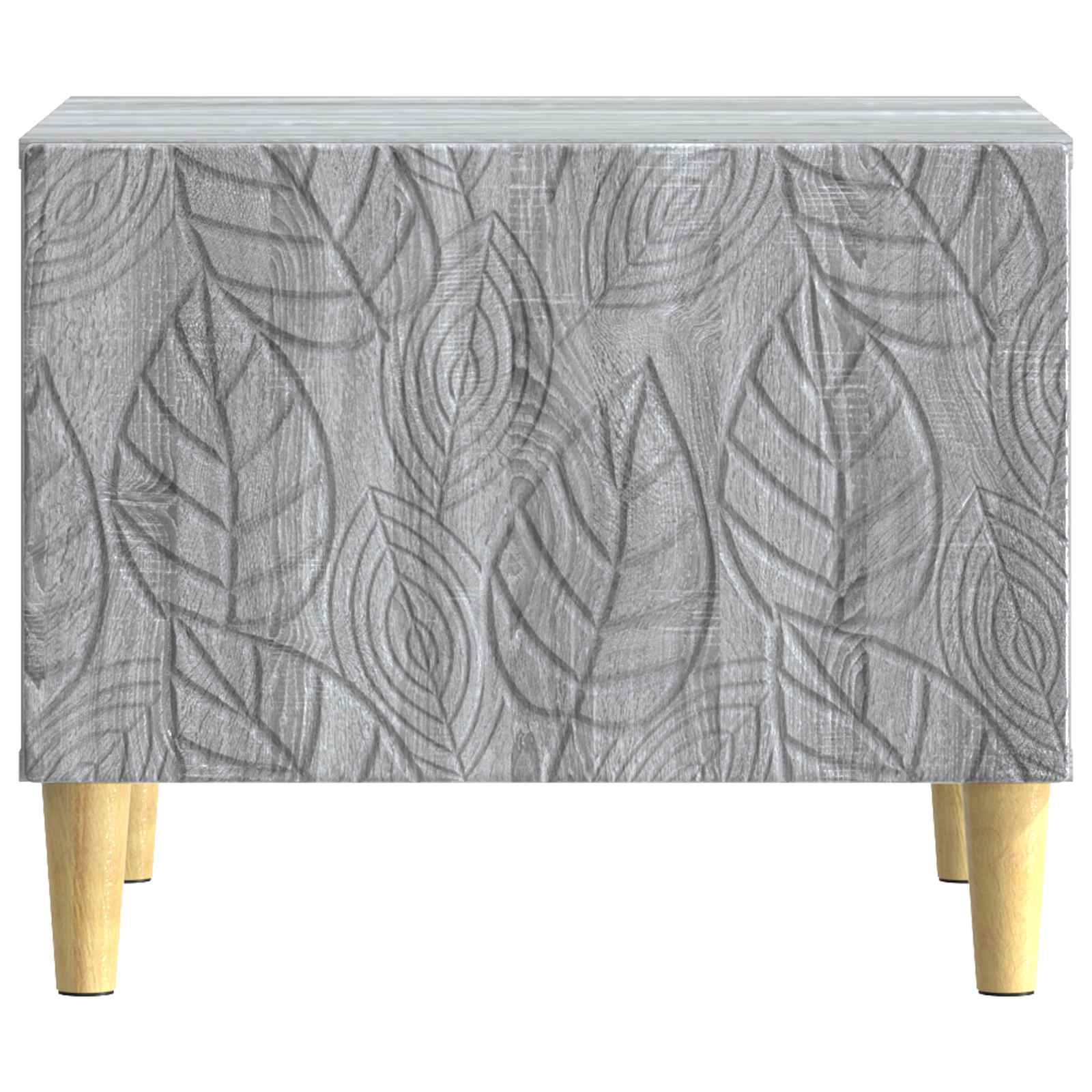 Salontafel Grijs Sonoma 50 x 49 x 40 cm Bewerkt hout