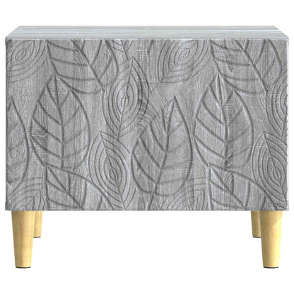 Salontafel Grijs Sonoma 50 x 49 x 40 cm Bewerkt hout