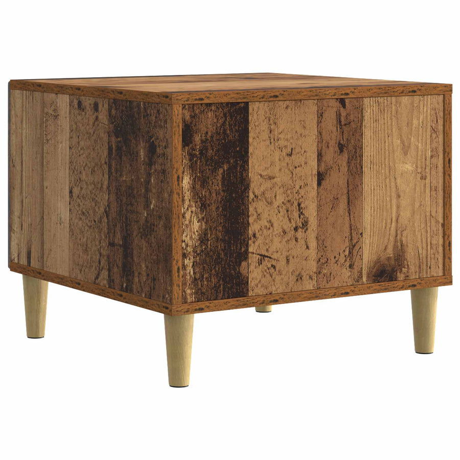Salontafel Oud hout 50 x 49 x 40 cm Bewerkt hout