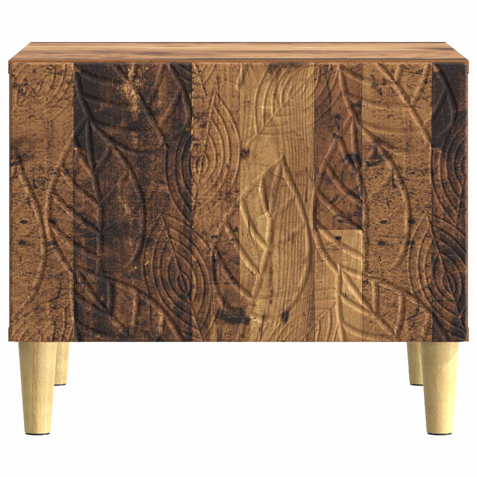 Salontafel Oud hout 50 x 49 x 40 cm Bewerkt hout