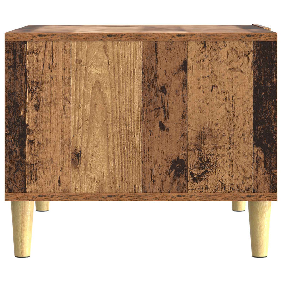 Salontafel Oud hout 50 x 49 x 40 cm Bewerkt hout