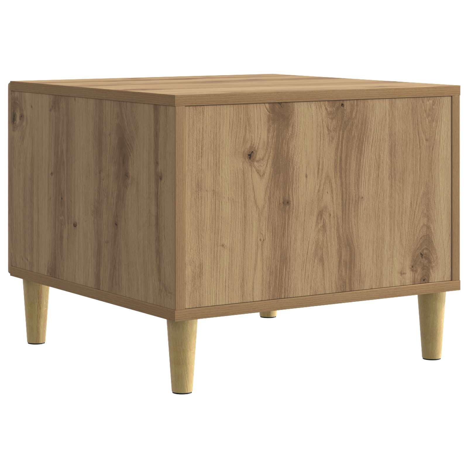 Salontafel Artisanaal eiken 50 x 49 x 40 cm Bewerkt hout