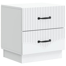 Nachtkastje met lade Wit 43 x 34,5 x 44,5 cm Bewerkt hout