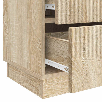 Nachtkastje Sonoma Eiken 43 x 34,5 x 44,5 cm Bewerkt hout