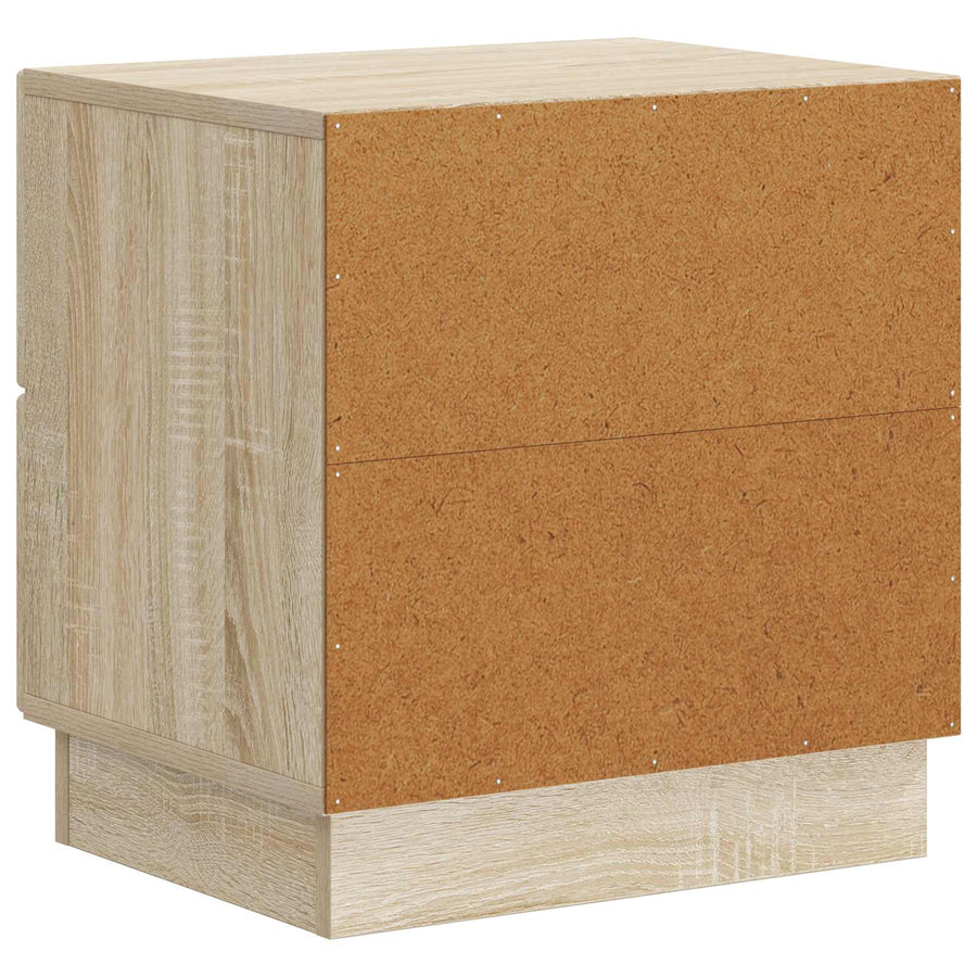 Nachtkastje Sonoma Eiken 43 x 34,5 x 44,5 cm Bewerkt hout