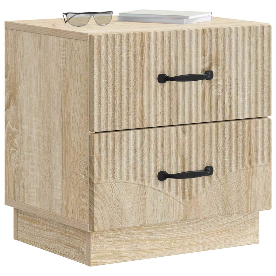 Nachtkastje Sonoma Eiken 43 x 34,5 x 44,5 cm Bewerkt hout