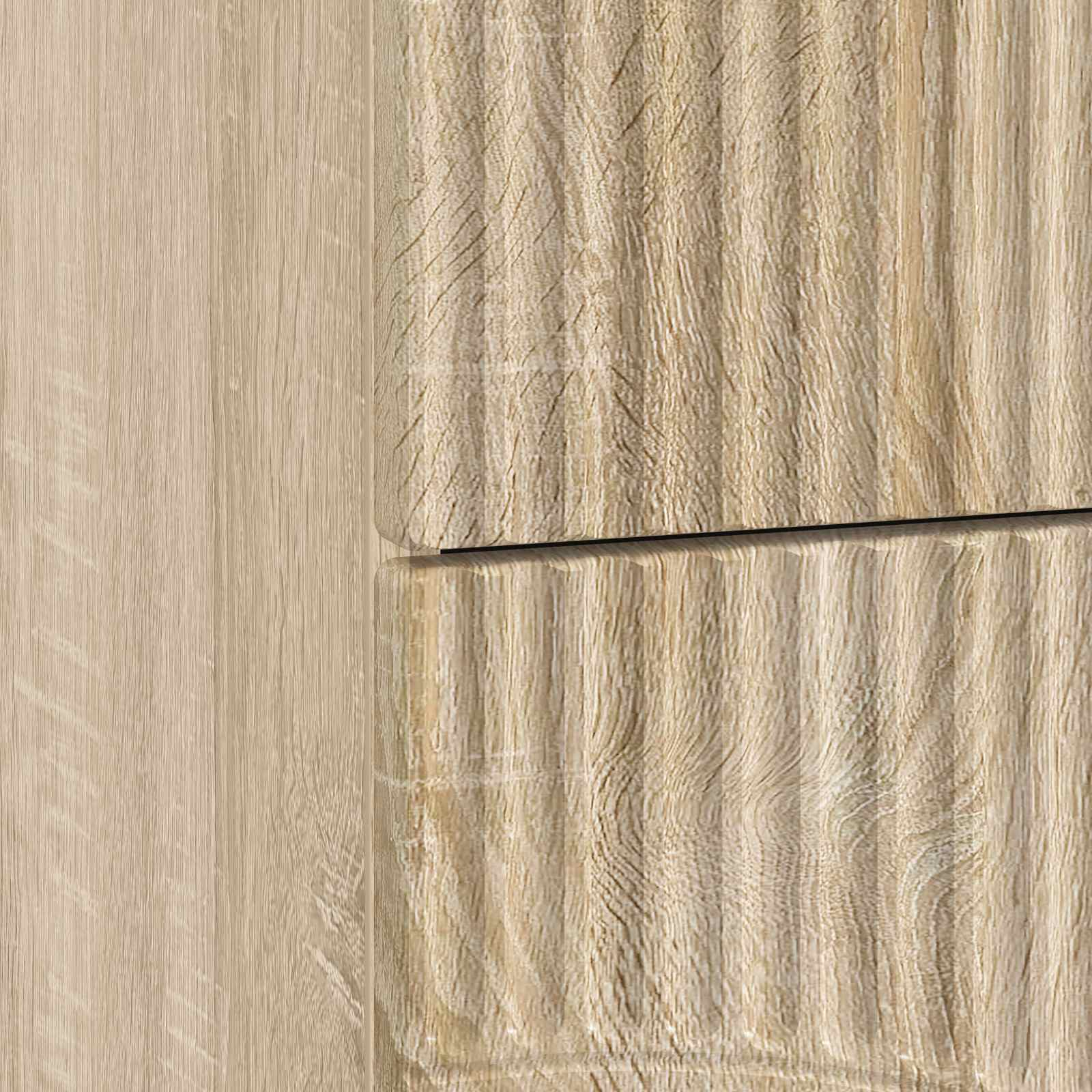 Nachtkastje 2 pcs Sonoma Eiken 43 x 34,5 x 44,5 cm Bewerkt hout