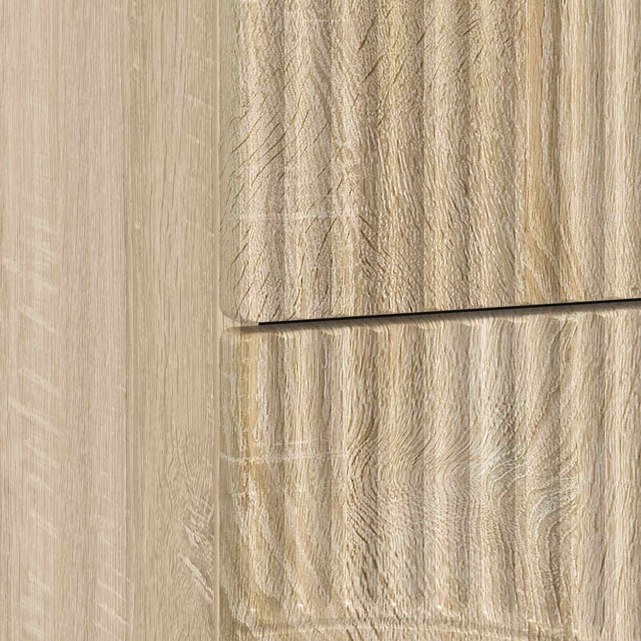 Nachtkastje 2 pcs Sonoma Eiken 43 x 34,5 x 44,5 cm Bewerkt hout
