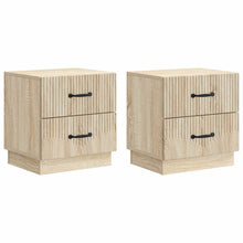 Nachtkastje 2 pcs Sonoma Eiken 43 x 34,5 x 44,5 cm Bewerkt hout