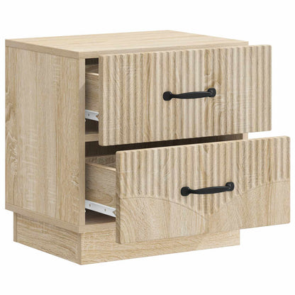 Nachtkastje 2 pcs Sonoma Eiken 43 x 34,5 x 44,5 cm Bewerkt hout