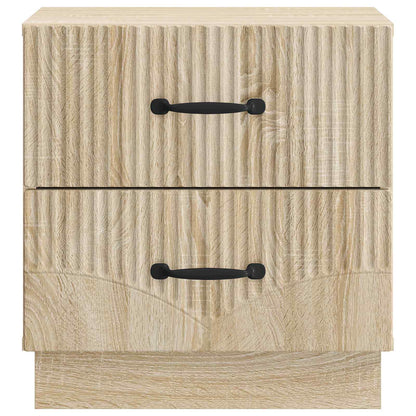Nachtkastje 2 pcs Sonoma Eiken 43 x 34,5 x 44,5 cm Bewerkt hout