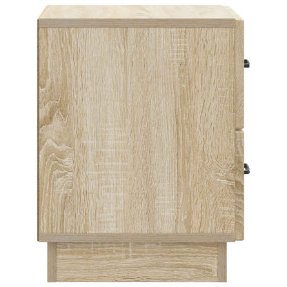 Nachtkastje 2 pcs Sonoma Eiken 43 x 34,5 x 44,5 cm Bewerkt hout