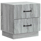 Nachtkastje 43x34,5x44,5 cm grijs sonoma bewerkt hout