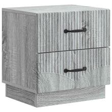 Nachtkastje Grijs sonoma 43 x 34,5 x 44,5 cm Bewerkt hout