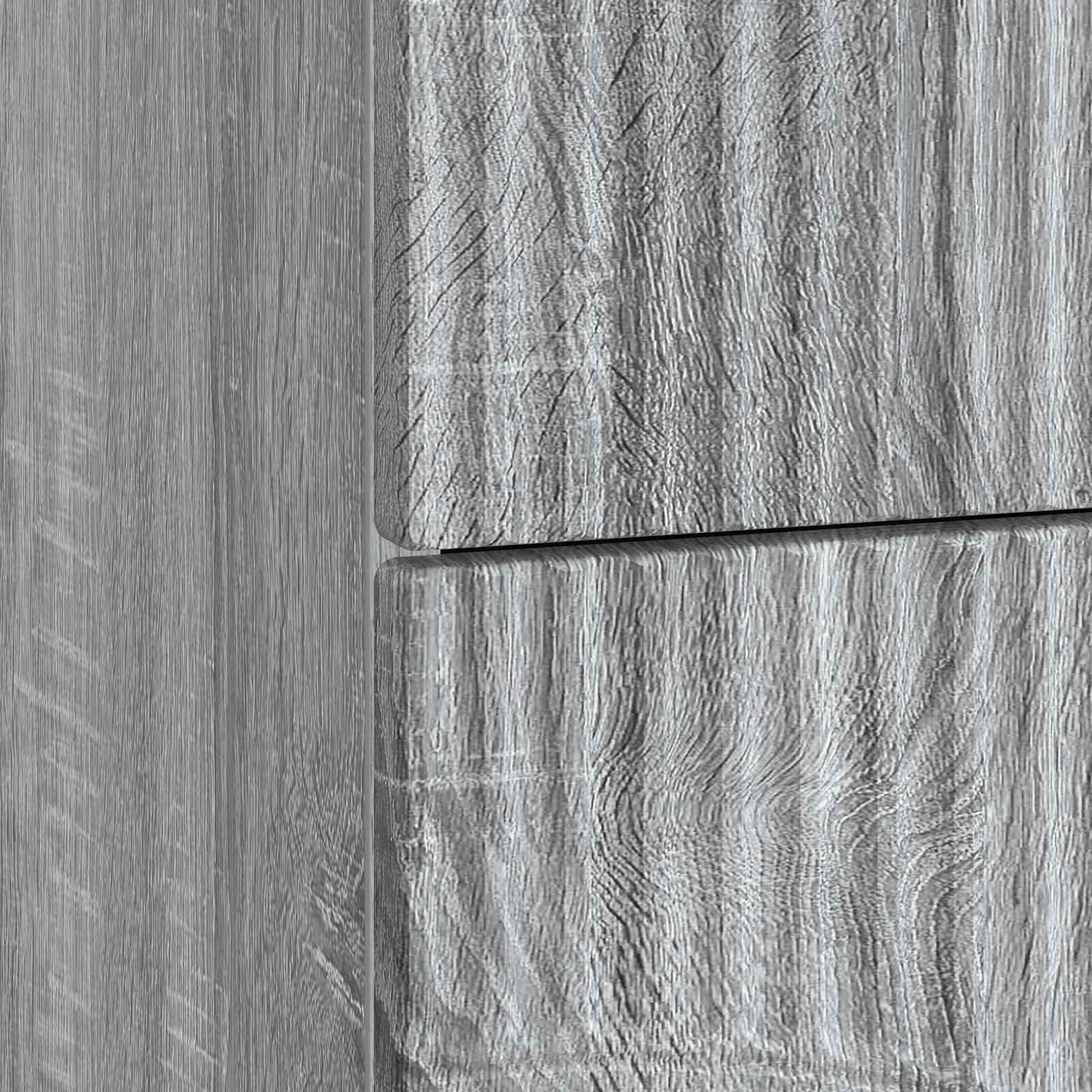 Nachtkastje 2 pcs Grijs sonoma 43 x 34,5 x 44,5 cm Bewerkt hout