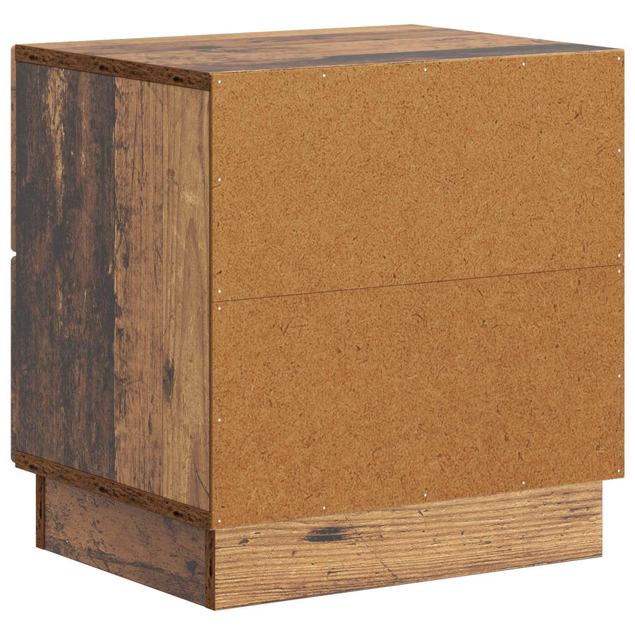Nachtkastje 2 pcs Oud hout 43 x 34,5 x 44,5 cm Bewerkt hout