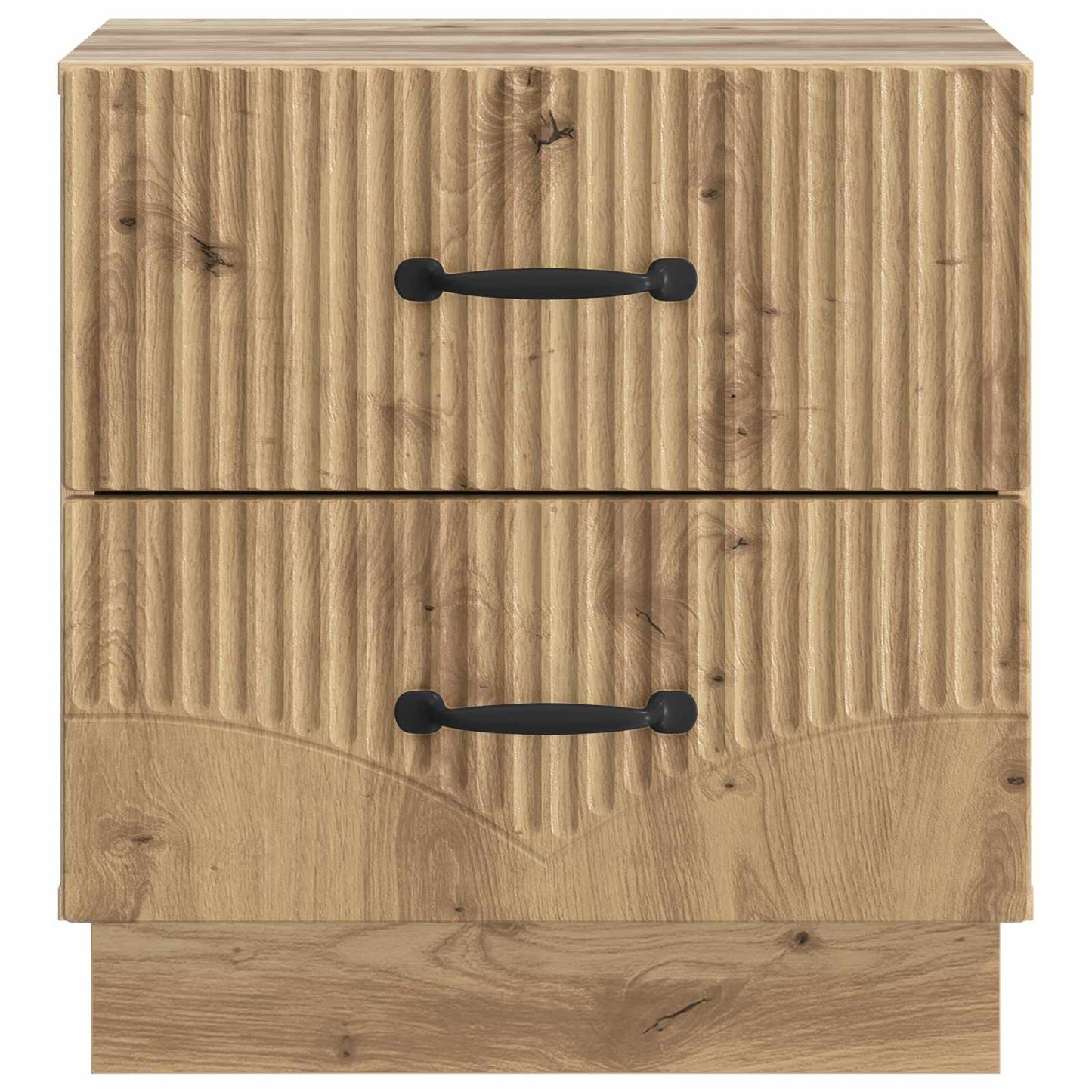 Nachtkastje met lade 2 pcs Artisanaal eiken 43 x 34,5 x 44,5 cm