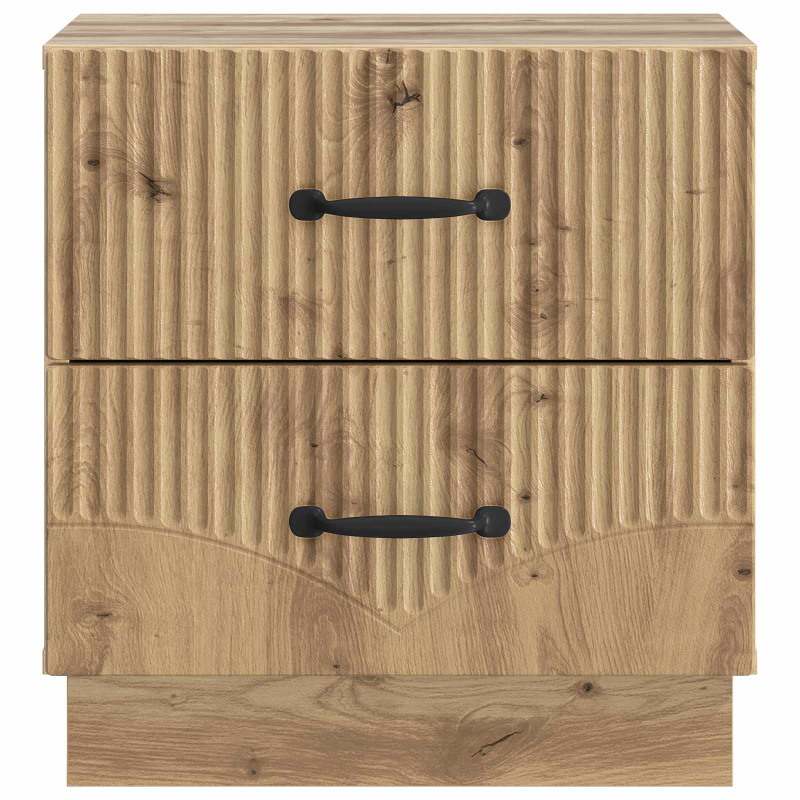 Nachtkastje met lade 2 pcs Artisanaal eiken 43 x 34,5 x 44,5 cm