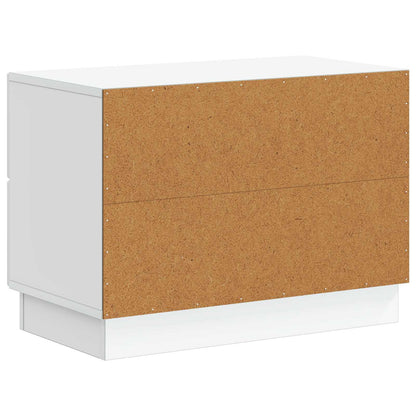Nachtkastje met lade Wit 62 x 34,5 x 44,5 cm Bewerkt hout