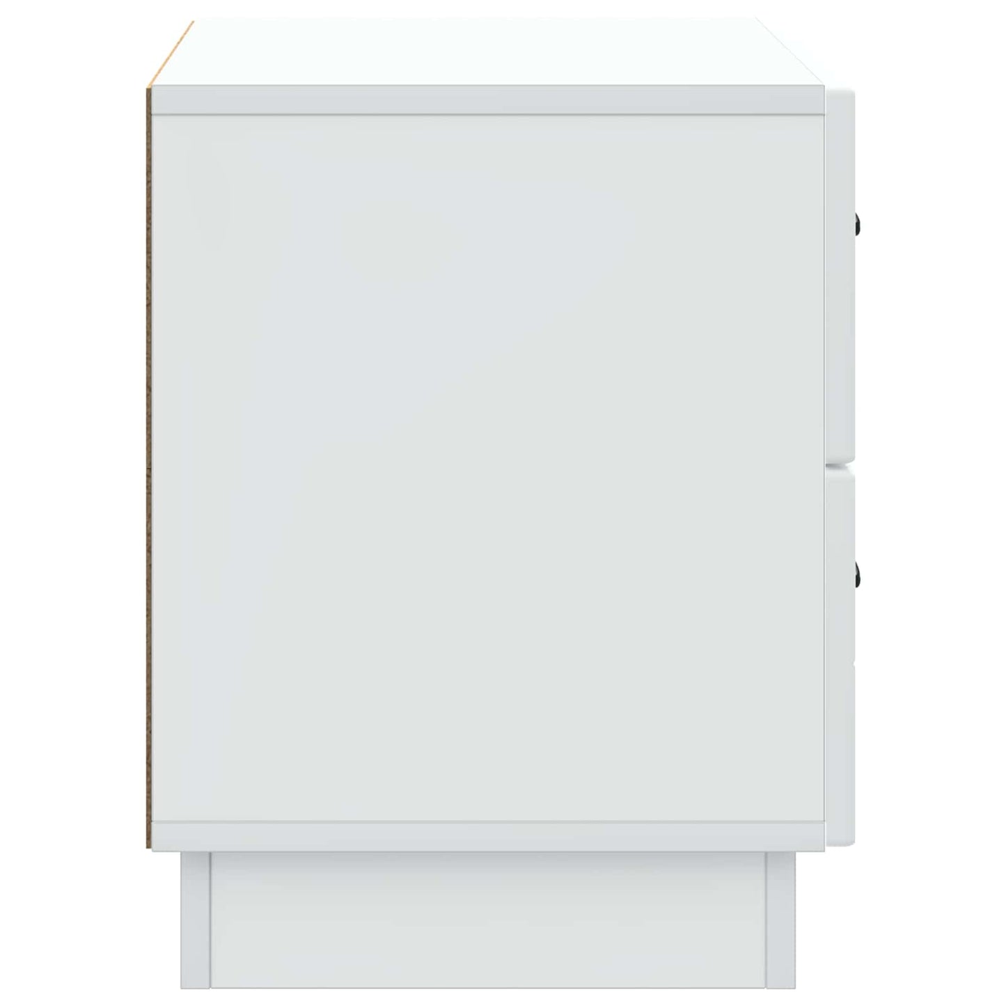 Nachtkastje met lade Wit 62 x 34,5 x 44,5 cm Bewerkt hout