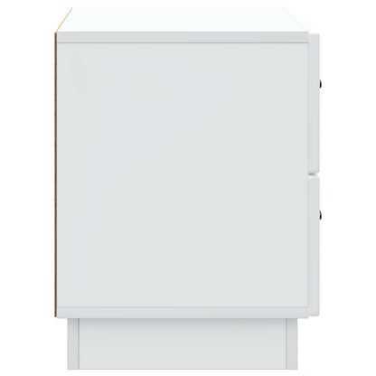 Nachtkastje met lade Wit 62 x 34,5 x 44,5 cm Bewerkt hout