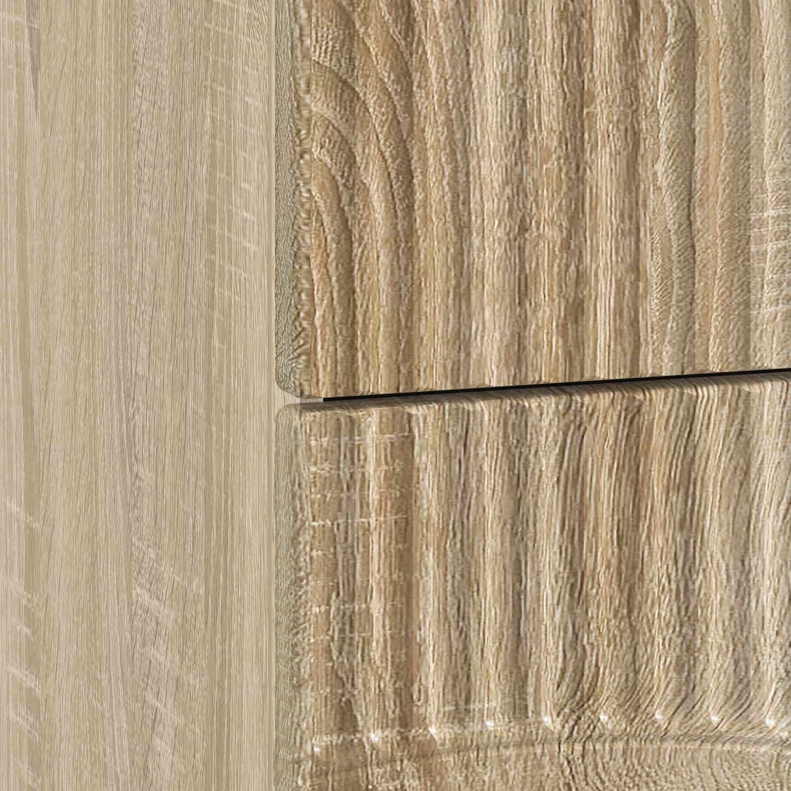 Nachtkastje Sonoma Eiken 62 x 34,5 x 44,5 cm Bewerkt hout