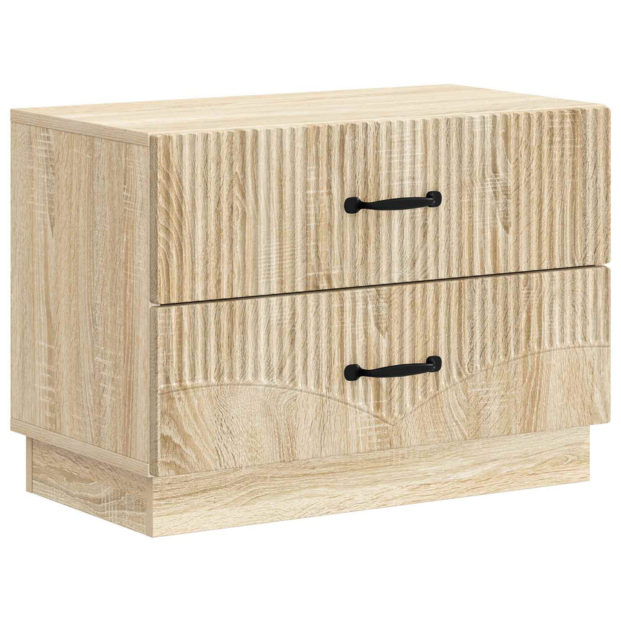 Nachtkastje Sonoma Eiken 62 x 34,5 x 44,5 cm Bewerkt hout