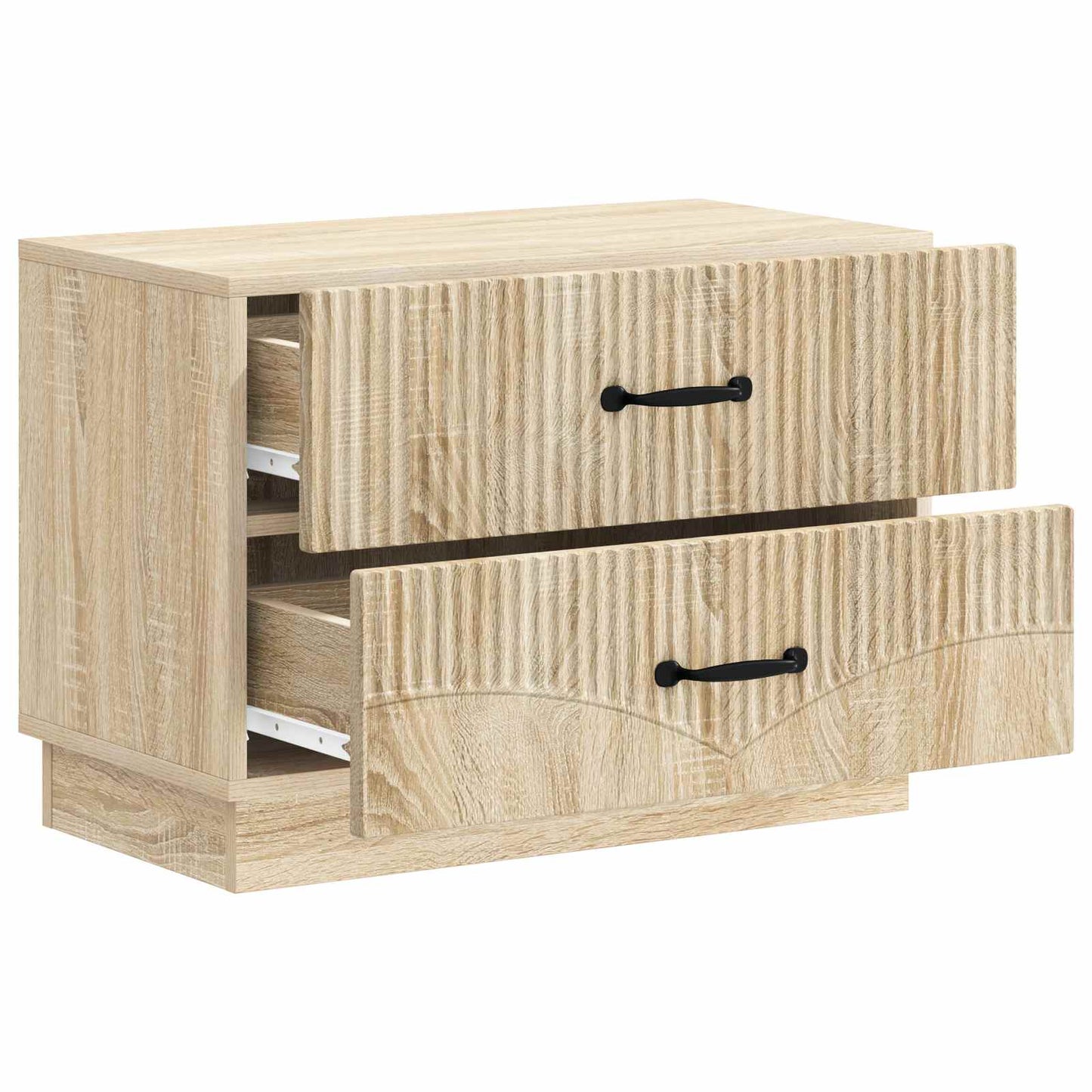 Nachtkastje Sonoma Eiken 62 x 34,5 x 44,5 cm Bewerkt hout