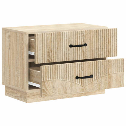 Nachtkastje Sonoma Eiken 62 x 34,5 x 44,5 cm Bewerkt hout