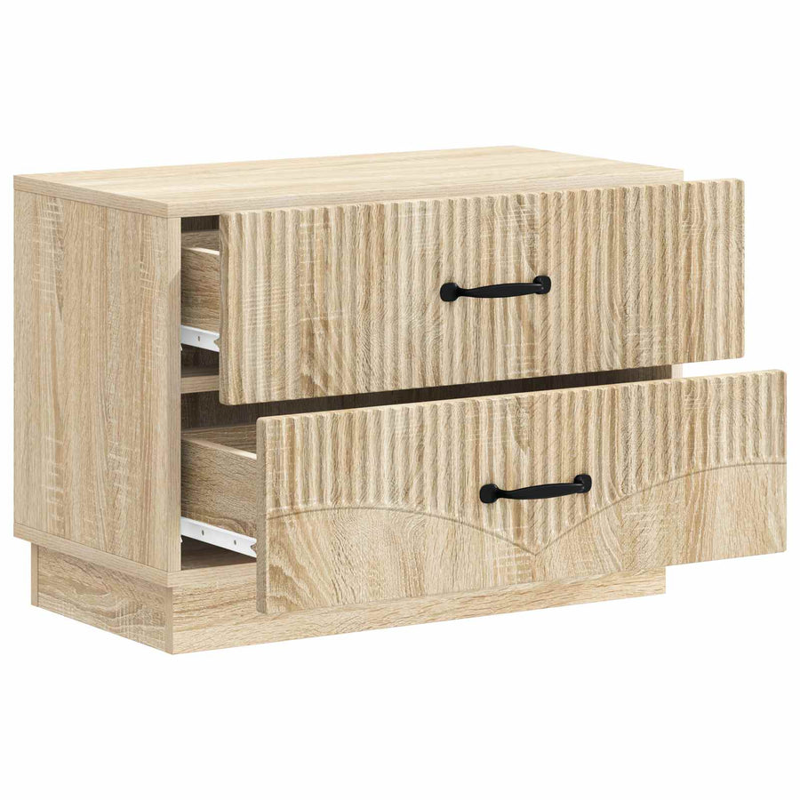Nachtkastje Sonoma Eiken 62 x 34,5 x 44,5 cm Bewerkt hout