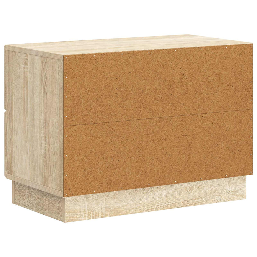 Nachtkastje Sonoma Eiken 62 x 34,5 x 44,5 cm Bewerkt hout