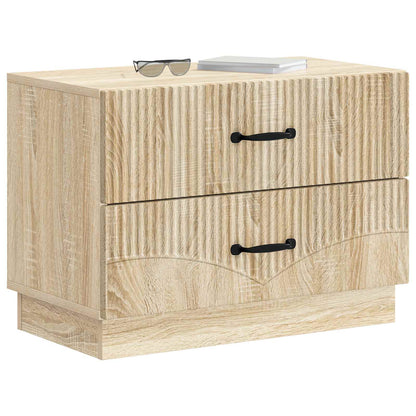 Nachtkastje Sonoma Eiken 62 x 34,5 x 44,5 cm Bewerkt hout