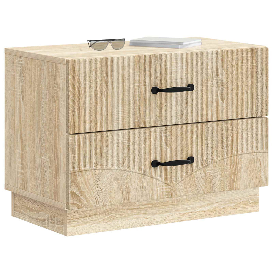 Nachtkastje Sonoma Eiken 62 x 34,5 x 44,5 cm Bewerkt hout
