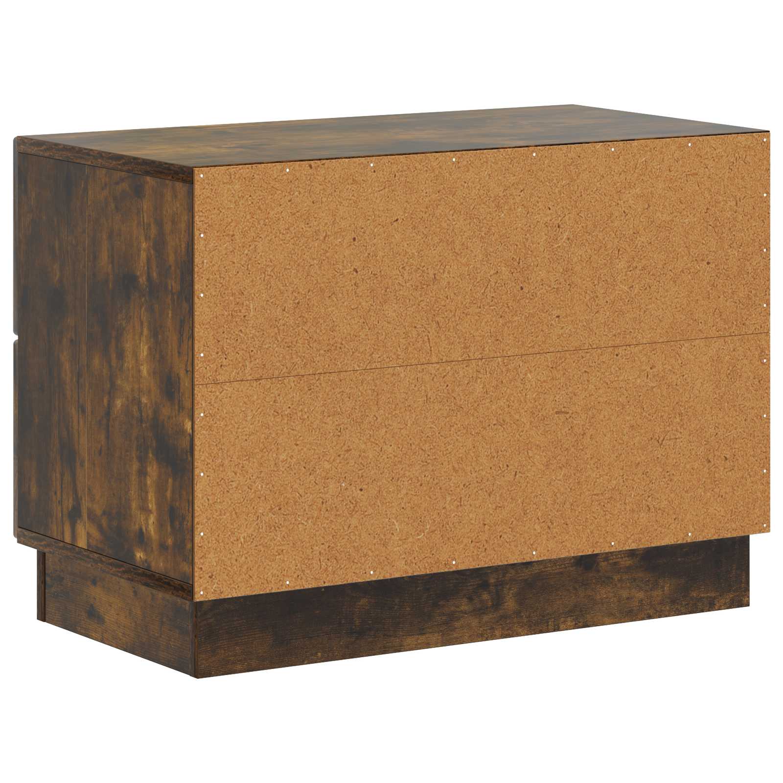 Nachtkastje Gerookt eiken 62 x 34,5 x 44,5 cm Bewerkt hout
