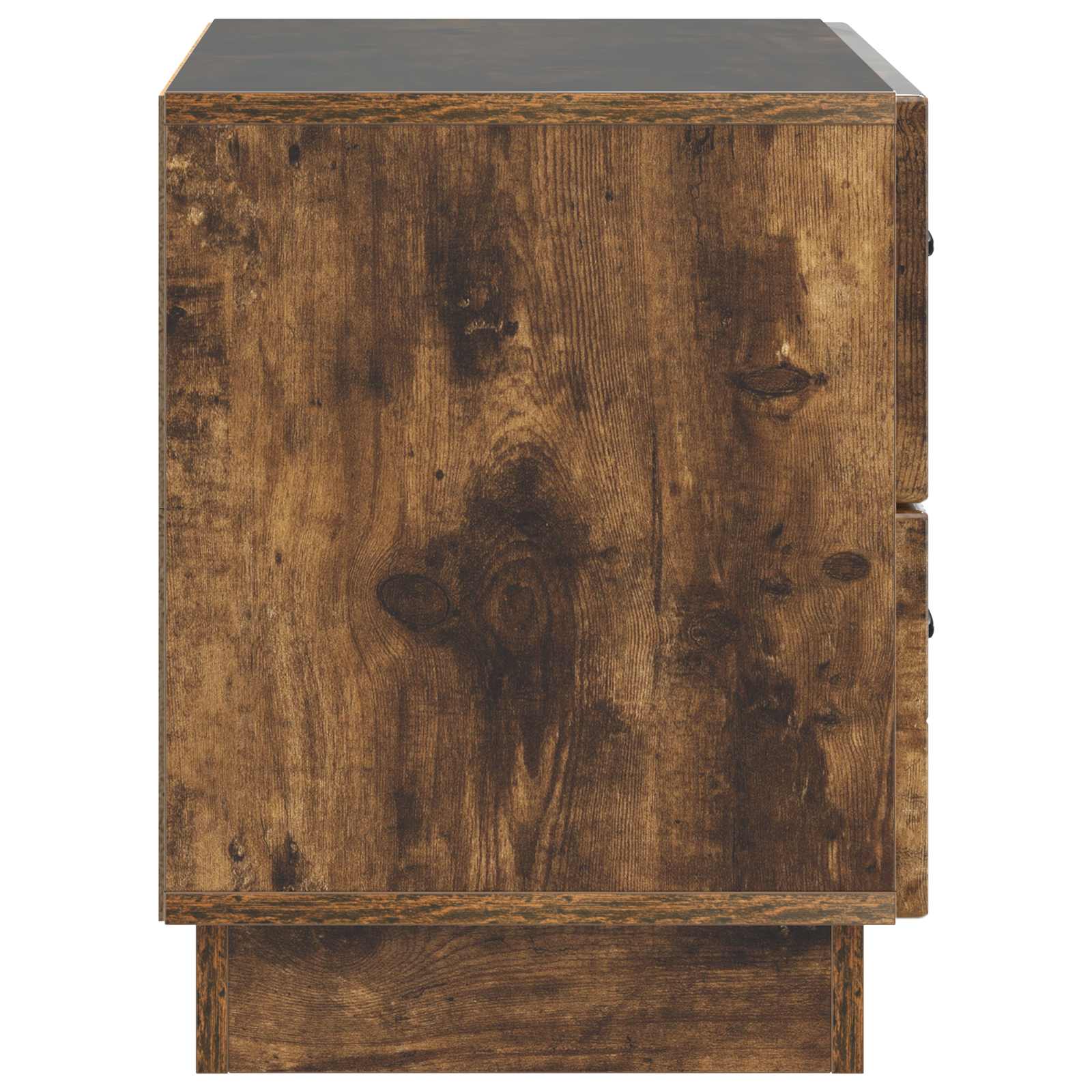 Nachtkastje Gerookt eiken 62 x 34,5 x 44,5 cm Bewerkt hout