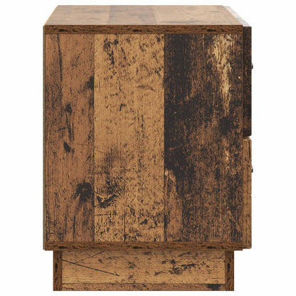 Nachtkastje met lade Oud hout 62 x 34,5 x 44,5 cm Bewerkt hout