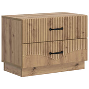 Nachtkastje Artisanaal eiken 62x34,5x44,5 cm