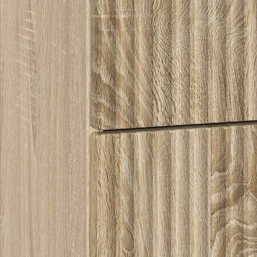 Nachtkastje Sonoma Eiken 43 x 41 x 63,5 cm Bewerkt hout