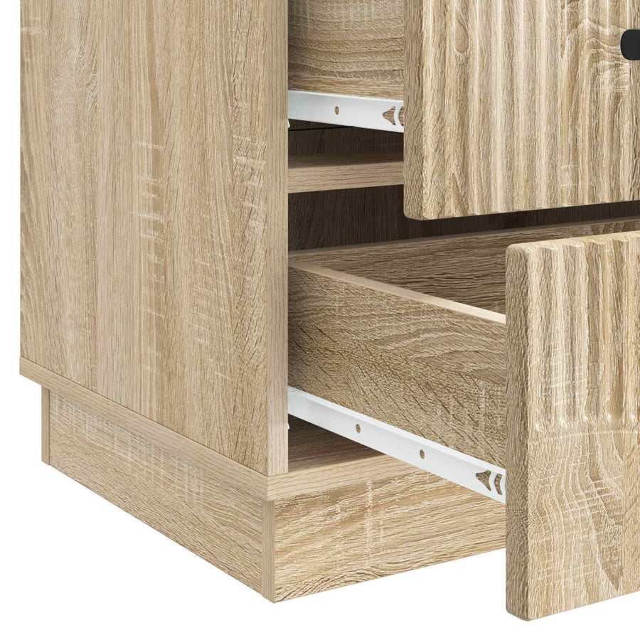 Nachtkastje Sonoma Eiken 43 x 41 x 63,5 cm Bewerkt hout