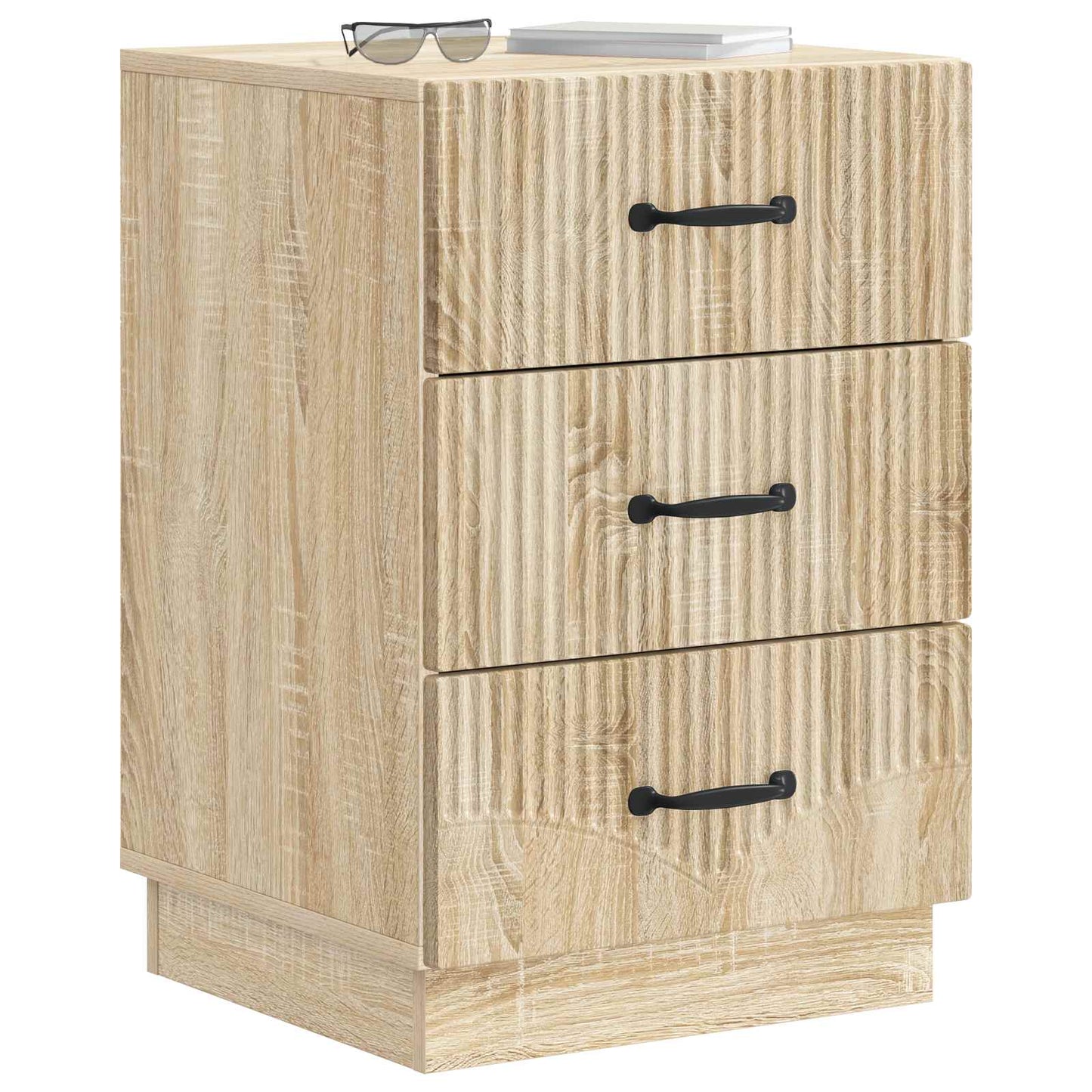Nachtkastje Sonoma Eiken 43 x 41 x 63,5 cm Bewerkt hout
