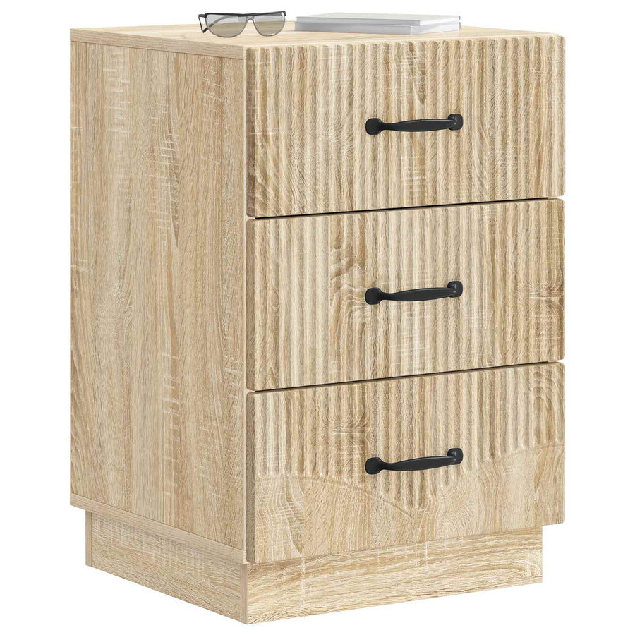 Nachtkastje Sonoma Eiken 43 x 41 x 63,5 cm Bewerkt hout