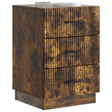 Nachtkastje Gerookt eiken 43 x 41 x 63,5 cm Bewerkt hout