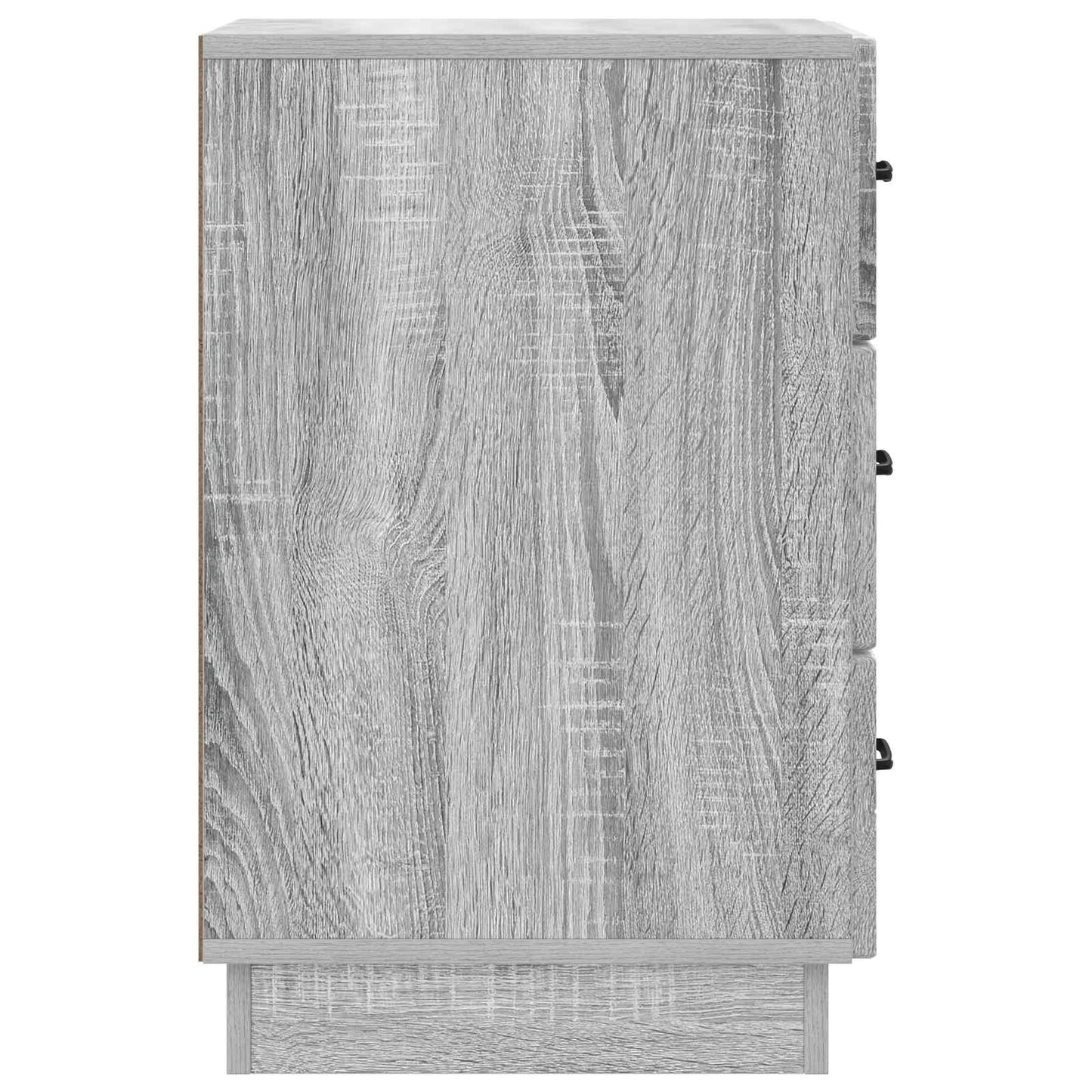 Nachtkastje Grijs sonoma 43 x 41 x 63,5 cm Bewerkt hout