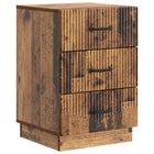 Nachtkastje 43x41x63,5 cm oud hout