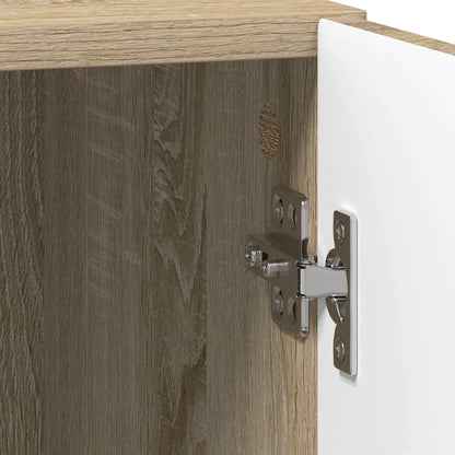 Nachtkastje Sonoma Eiken 43 x 34,5 x 47 cm Bewerkt hout