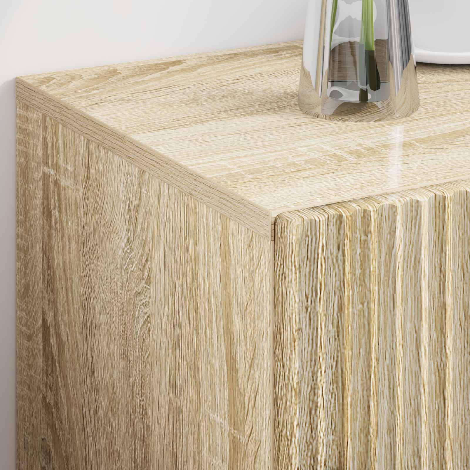 Nachtkastje Sonoma Eiken 43 x 34,5 x 47 cm Bewerkt hout
