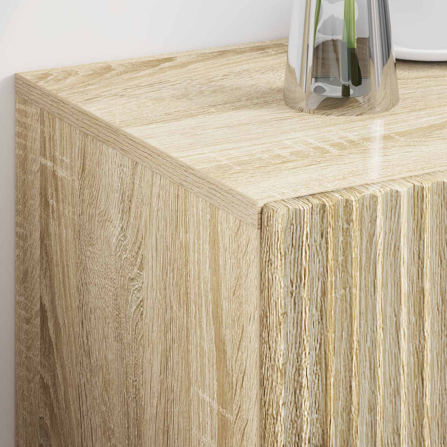 Nachtkastje Sonoma Eiken 43 x 34,5 x 47 cm Bewerkt hout