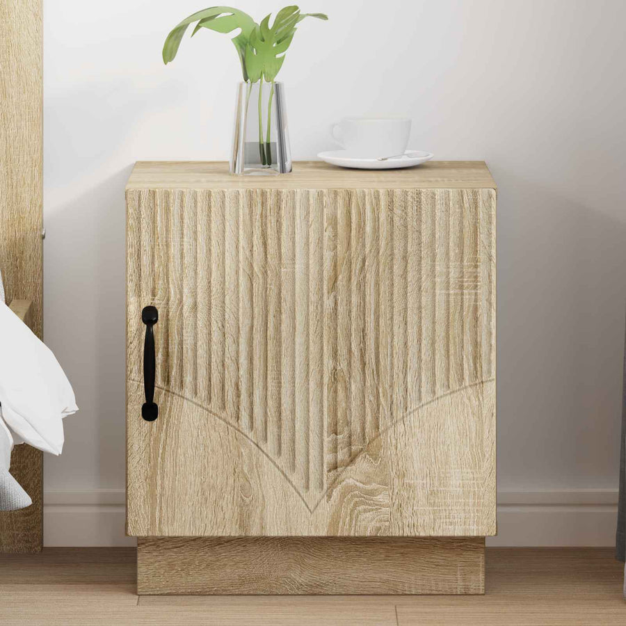 Nachtkastje Sonoma Eiken 43 x 34,5 x 47 cm Bewerkt hout