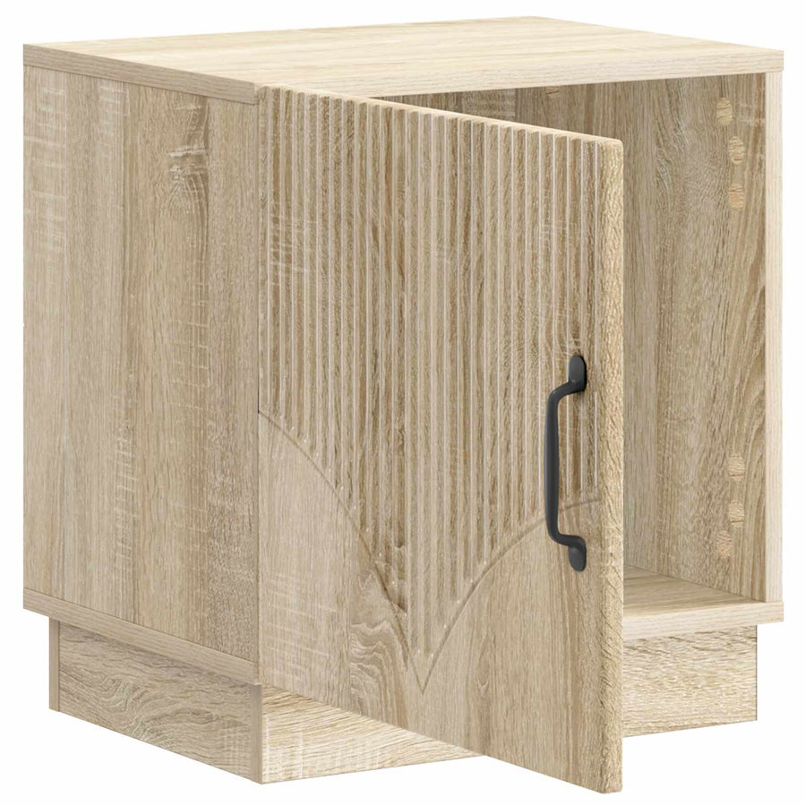 Nachtkastje Sonoma Eiken 43 x 34,5 x 47 cm Bewerkt hout